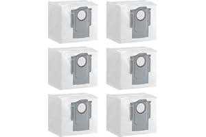 Rrochio 6 Sacs pour roborock Q7 L5+, Accessoires pour Aspirateur roborock Q7 M5+, Q5 Pro+, S7 Max Ultra, Q8 Max+, Q10 S5+, Q5 Max+, Q7 Max+, S8+, S7 MaxV Ultra, S7 Pro Ultra 2,5L Capacité de Rechange