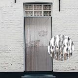 Rideau Anti-Insectes Transparent 100x230 Cm - Protection Porte Balcon