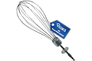VIOKS Braun BR64189652 Fouet plongeant Ø 50 mm de rechange pour fouet Braun Multiquick Accessoire pour mixeur plongeant Braun Multiquick