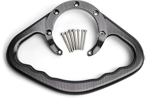 EPHEYFIF Maniglia di sicurezza per serbatoio moto per Honda CBR600 CBR1000RR CBR900RR CBR929RR CBR954RR RC51 VTR1000 CB600F CB900F per Hornet con struttura in alluminio CNC (nero)