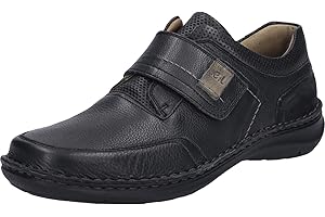 Josef Seibel Męskie półbuty z rzepem New Anvers 83, szerokość K (bardzo szerokie), wymienna wkładka