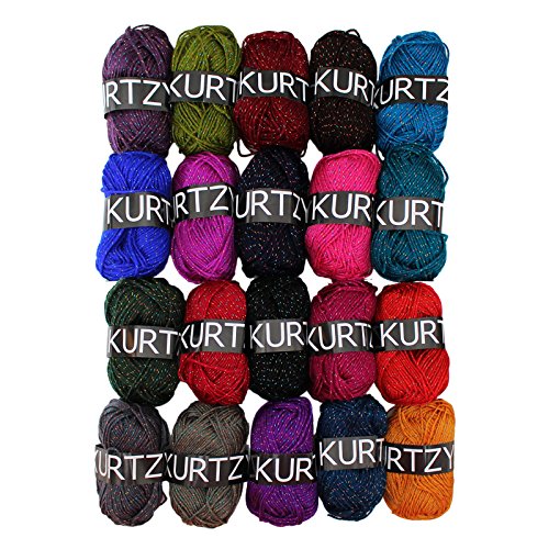 50 x 8m sortiertes Stickgarn von CurtzyTM