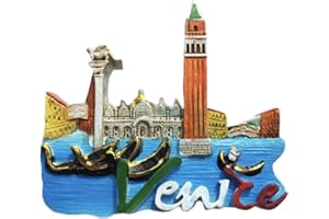 WEDARE MAGNET SOUVENIR Venise Italie 3D Repère Aimant Réfrigérateur Souvenirs Résine Magnétique Décoration De Cuisine À La Maison, Venise Aimant Collection Cadeau