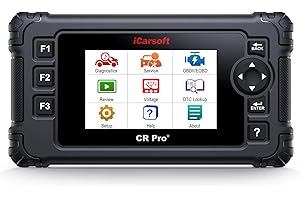 iCarsoft CR Pro+ | Outil de Diagnostic Automobile Multimarques OBD2 | Lecture et effacements Codes défauts | Reset FAP | Codage Injecteurs | Purge ABS et Autres Fonctions
