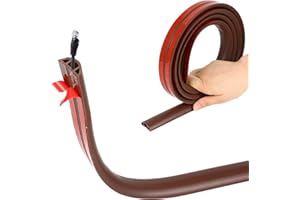 Btstil Floor Cable Cover Protector, Flexible Wire Cover, Self-Adhesive Small Cable Duct | Protect Cables & Prevent Trip Hazards | Ideal for Office, Home, Workshop, Warehouse, Garage (Coffee, D30, 2m)