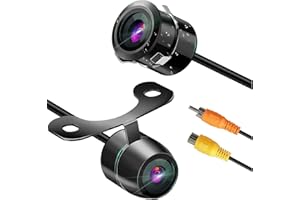 ASVEGE Telecamera di retromarcia per auto - [Visione notturna HD] [Angolo di 170°] posteriore con design uso - Telecamera di retromarcia universale impermeabile per camion SUV RV