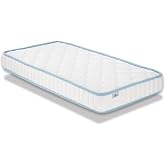 FUSIONHOME - Mattress 80 x 190 cm AloeCare - Dual System Reversible Summer - Winter - Ergonomic Mattress Stretch Fabric 100%