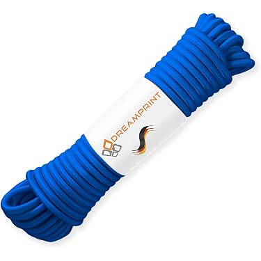 Amarre Bateau 8m X 14mm – Corde Polyester Tressée Avec Amortisseur Caoutchouc Et Anneau Flottant, Lot De 2