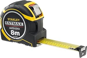 Stanley XTHT0-33501 FatMax Pro Bandmått bilstol, Gul/svart, 8 m