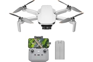 DJI Mini 4K, drone per adulti, fotocamera 4K HD, < 249 g, stabilizzatore 3 assi, trasmissione video 10 km, return automatico, resistenza al vento, 1 batteria per tempo di volo 31', volo intelligente