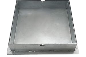 EINSIDE Sigillo zincato porta pavimenti, Chiusino zincato botola a scomparsa H 8 cm, 70 x 70 cm