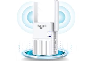QLOCOM 2023 Newest WiFi Extender Booster 300Mbps WiFi Repeater 2.4GHz Wireless Repeater WiFi Booster for Home, WiFi Internet Booster with Wider Coverage, WPS Setup, UK Plug