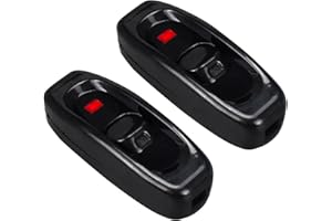 BuxiuGK 2Pcs Interruptor Torpedo,AC 250V 10A Interruptor Lampara Interruptor de Cable en Línea ON/Off con Indicadora LED para lámparas de mesa, lámparas de espejo,Negro