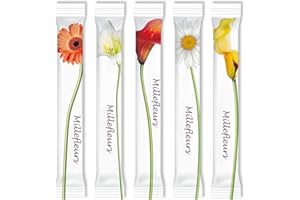 ‎BISTROZUCKER Zuckersticks Millefleurs 1000 x 4g Feinzucker | Nachhaltige Verpackung | Natürlich nachhaltiger Markenzucker aus deutschem Zuckerrübenanbau