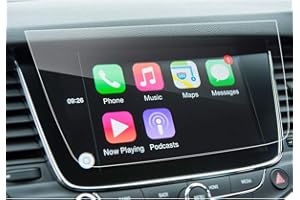 LFOTPP Opel Astra Crossland X Grandland X 8 cali folia ochronna do nawigacji – szkło hartowane 9H odporne na zarysowania i odciski palców folia ochronna na wyświetlacz GPS nawigacja folia ochronna