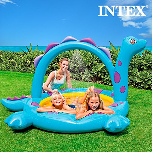 Preisvergleich Produktbild Aufblasbarer Pool Dinosaurier mit Dusche Intex
