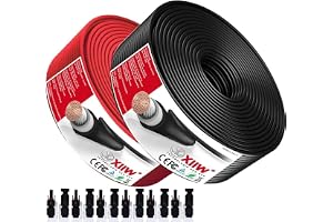 Set med 2 förlängningskabel 25 + 25 m, 4 mm² – 12 AWG max 1 800 V inkl. solkontakt, halogenfri IP67, dubbelisolerad kvalitets