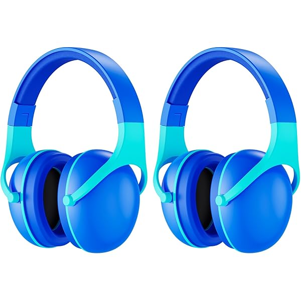 Floriogra Casque Anti-Bruit Enfant 3 Pack - SNR 28dB, Réglable 3-16 Ans | Pour École, Concert, Autisme