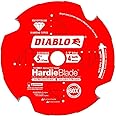 Diablo by Freud D0704DH 7-1/4"x4T PCD Tip TCG Hardie Fiber Cement Saw Bld,5/8 Arbor, Multicolor