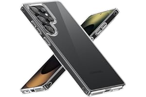 MobNano für Samsung Galaxy S25 Ultra Hülle, Klar Stoßfest Handyhülle für Samsung S25 Ultra Slim Transparent Bumper Case [Militärschutz & Nie Vergilbung] Dünn Durchsichtige Schutzhülle - Clear