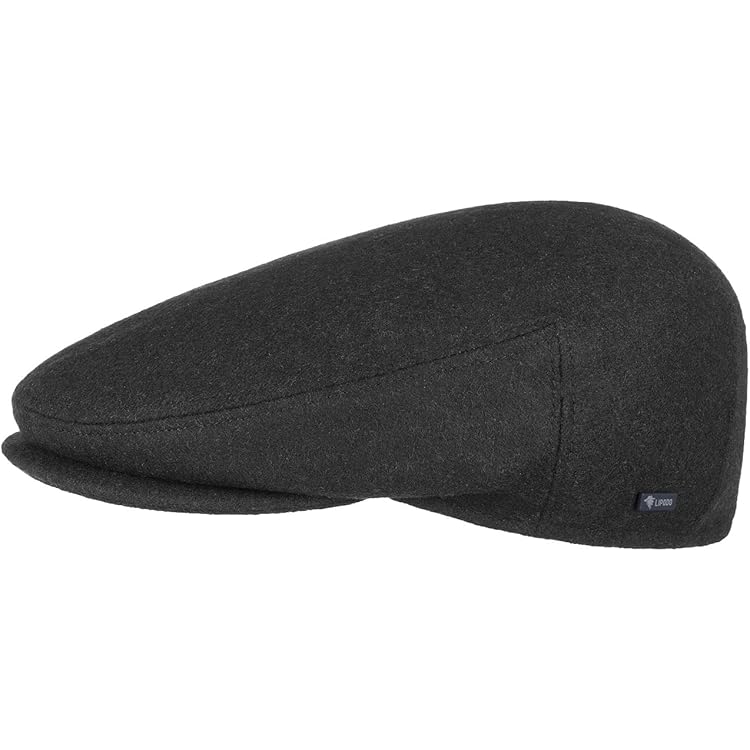 Valentino Garavani Vlogo Signature flatcap van wol met leren details