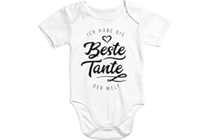 MoonWorks® Kurzarm Baby Body Ich Habe den besten Papa der Welt Spruch Geschenk Bio-Baumwolle