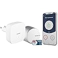 tedee Go Smart Lock Silver, Bluetooth Electronic Lock with Auto Lock and App, AV-TEST Certified (+ Bridge Wifi)