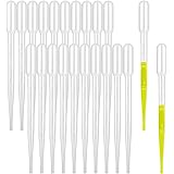 thumbnail interactive-video image 1 of 3ML Science And Lab Plastic Transfer Pipettes, Disposable Essential Oils Pipettes Dropper Makeup Tool Graduated, Pack Of 100 1 of 9