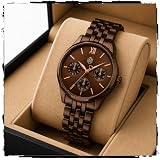 MOOVER Women's Analog Watch | Stylish Round Dial with Multi-Dial Design | Premium Metal Chain Bracelet Strap | Fashion Wrist Watch for Women & Girls | Elegant Watch for Casual, Formal & Gifting: 