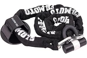 FD-MOTO STEEL 4KG 1.8M*10mm Chain Lock + Ground Wall Anchor Anti-theft Heavy Duty for motorbike motorcycle scooter bike bicycle ATV