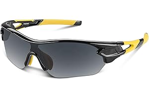 BEACOOL Polarized Sports Sunglasses for Men Women Youth TAC Glasses UV400 Protection Cycling Running Driving Fishing Golf Motorcycle Baseball