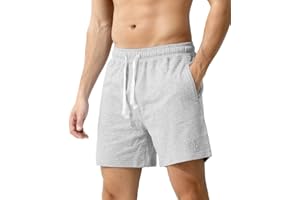 Casey Kevin Short de Sport Homme Coton Casual, Short de Jogging Court Casual Pantalon Survetement Shorts de Fitness Bermudas entraînement