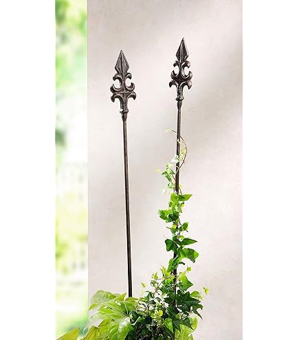Dehner Gartenstab Ornament – 6 Rustikale Gusseisen-Stäbe Für Garten & Balkon