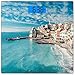 Produktbild Precision Digital Körpergewicht Waage Farm Ultra Slim gehärtetes Glas Personenwaage Genaue Gewichtsmessungen, Panorama der alten italienischen Fischdorf Strand der alten Provinz Coastal Charm Image, S