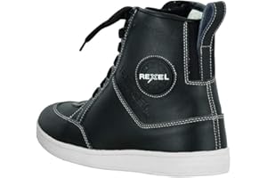 VASTER Motocicleta Rider Botas Moto Cuero CE Armadura Botas de la Motocicleta Hombres Impermeable Zapatos Sneaker Moda Para Hombres Niños Color Negro