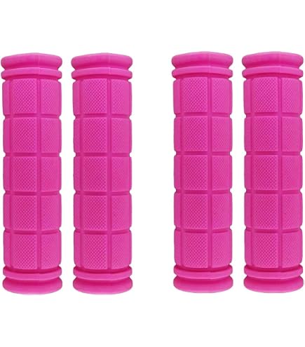 4 Stück Fahrradgriffe Rutschfest – Aus Gummi, 11,9 Cm Lang, Für MTB, BMX, Roller & Cruiser