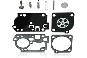AUMEL Kit di ricostruzione del carburatore per ZAMA RB-156 C1U-W43 C1U-W45 Poulan BVM210VS blower