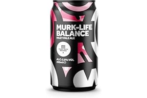 MAGIC ROCK BREWING Magic Rock Murk-Life Balance - Hazy Pale Ale Craft Beer Gift Set - Tropical Flavour Real Ale - Vegan (12 x 330ml Cans)