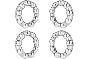 YUNMOXIAO 4Pcs Bike Ball Bearing Retainer Replacement Mountain Bike Parts 1/4 inch x 9 Balls Bicycle Repair Accessories for Kids/Stretch Bicycle MTB Bicycle Ball Bearings Bike Crank Bottom Bracket