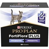 Purina Pro Plan FortiFlora Plus Kediler İ&ccedil;in Probiyotik-Prebiyotik Takviyesi, 30 Şase