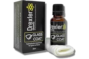 Drexler Ceramic Glass Coat 20ml Protection Céramique Hydrophobe/Hydrofuge Revêtement Longue Durée Vitres Pare Brise Voiture Automobile