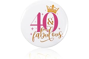 BLICEON 18th Birthday Badge, 5.8cm Girl Badge Accessories, Sparkling Party Decoration, 18th Birthday Gift for Women, Milestone, Anniversary