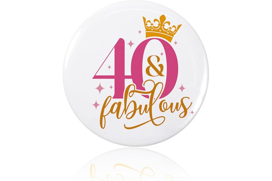 18th Birthday Badge, 5.8cm Girl Badge Accessories, Sparkling Party Decoration, 18th Birthday Gift for Women, Milestone, Anniversary