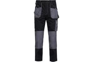 Stenso Emerton Pantaloni da Lavoro Uomo - Pantaloni Cargo Uomo Estivi con Tasche Literali - Pantaloni Uomo Lavoro Estivi - Antinfortunistica Abbigliamento Cargo Estivi Uomo