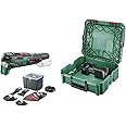 Bosch Home and Garden Multi Tool AdvancedMulti 18 (Without Battery, 18 Volt System, Universal Accessory Set, in SystemBox|Size S) - Amazon Edition