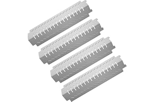 GFTIME 94011 38,1 x 10,6CM Piastra BBQ Diffusore di Calore Parti di Ricambio per Charbroil Thermos Coleman Centro Griglia,Acciaio Inox Accessori diffusore di Calore per Kirkland Griglia(4 Pezzi)