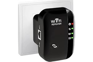 BESELOA Ripetitore WiFi Potente 300Mbps Amplificatore WiFi Potente 2.4GHz WiFi Range Booster WiFi Ripetitore Estensore Wireless con Porta Ethernet, Protezione WPS, RJ45, WiFi Extender WiFi Booster