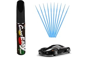 CUTIOLLY Pisak do lakieru samochodowego,Pióro do usuwania rys samochodowych, 2 sztuki, Fill Paint Automotive Car Paint Scratch Repair, farba do retuszu samochodu,kolor biały