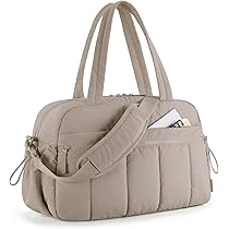 BAGSMART Sporttas voor dames, reistas, 24 liter, weekender, waterafstotende reistas, handbagage, gymtas, ziekenhuistas, geboorteziekenhuistas met pvc-nattas voor fitness, zwemmen, sauna, Zwart, L