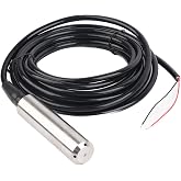 Fafeicy Liquid Level Sensor, DC24V 4-20mA 316 Stainless Steel Throw-In Type Liquid Level Sensor, To Detect Depth Of Range 0-5
